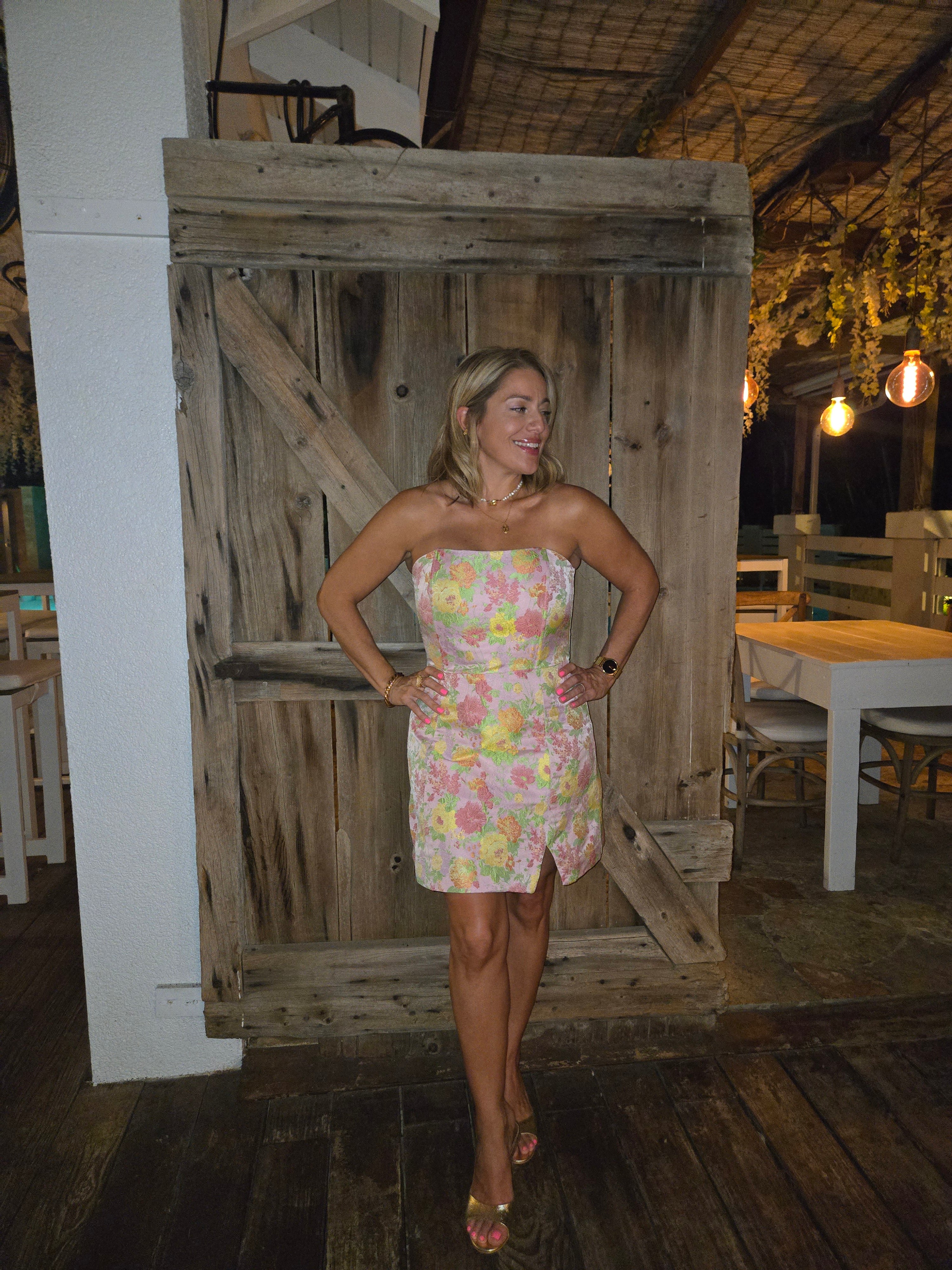 Anastasia Strapless Mini Dress