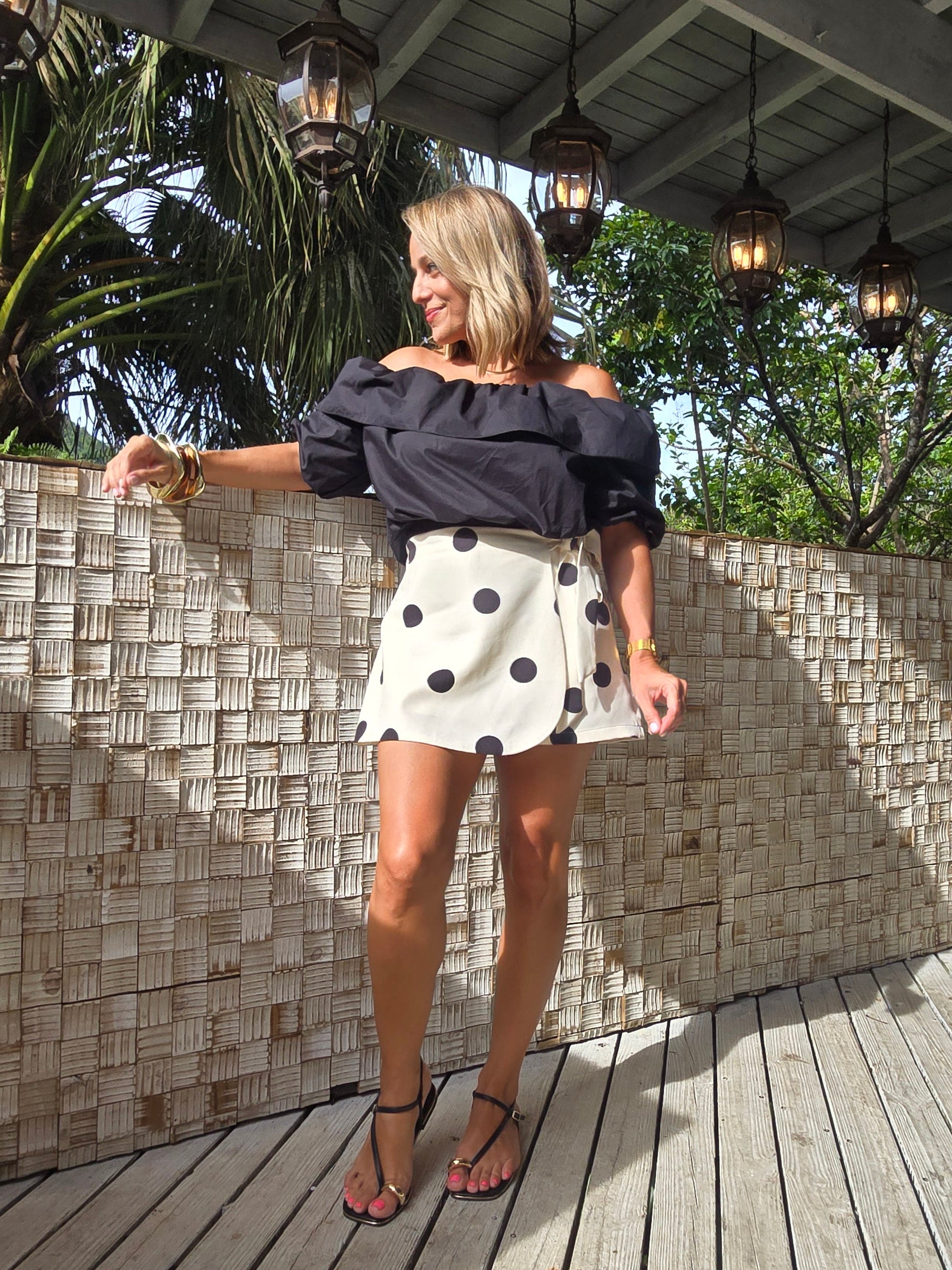 Polka Skort