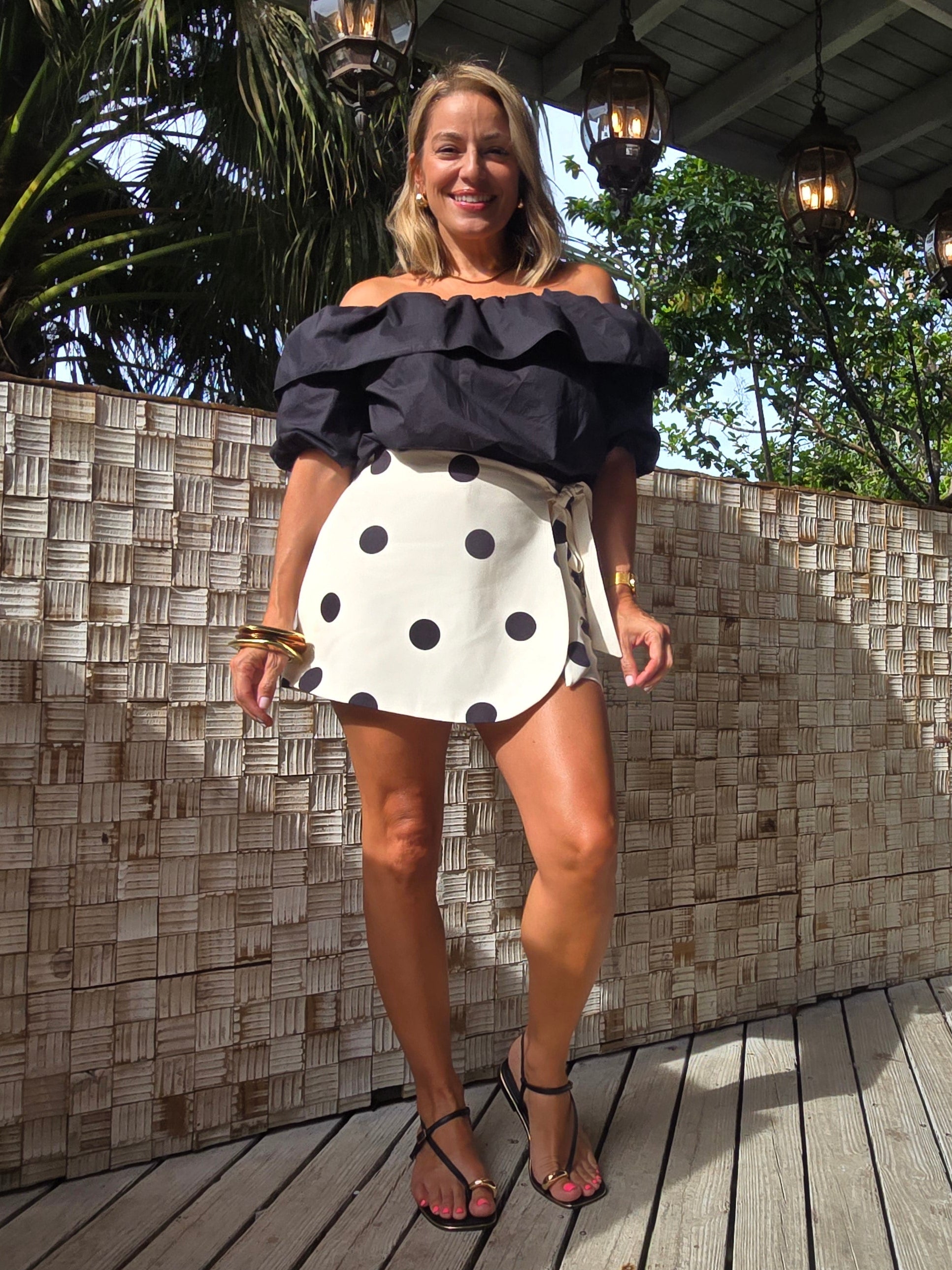 Polka Skort